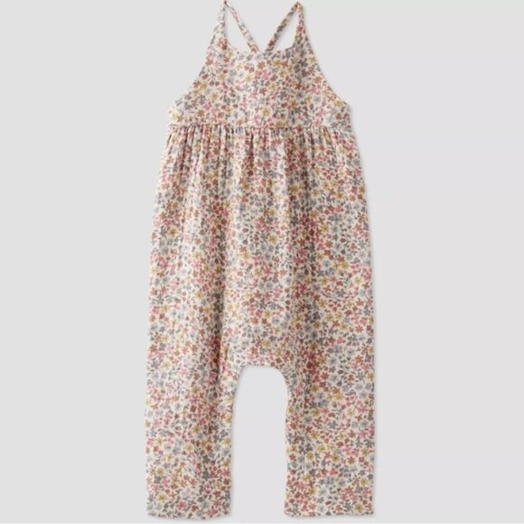 Little Planet Baby Organic Cotton Gauze Floral-Print Jumpsuit Size 18m - Picture 1 of 2